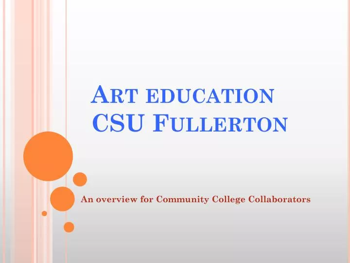 art education csu fullerton