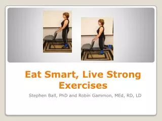 Eat Smart, Live Strong Exercises