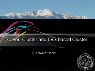 Server Cluster and LVS based Cluster