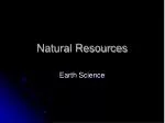Natural Resources - slide 1