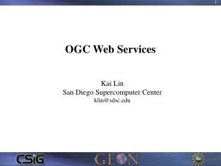 OGC Web Services