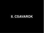 II. CSAVAROK - slide 1