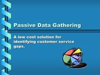 Passive Data Gathering