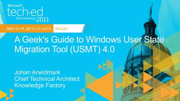 a geek s guide to windows user state migration tool usmt 4 0