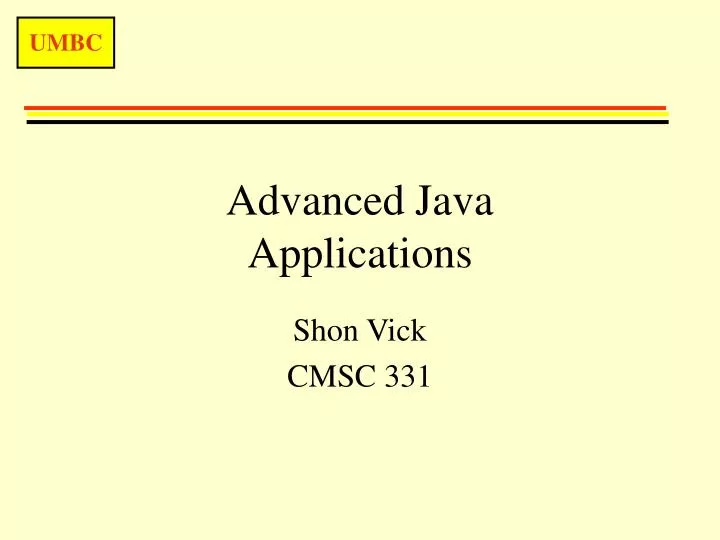advanced java applications