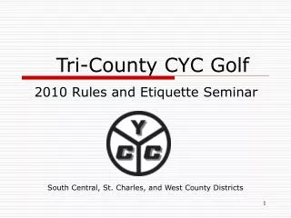 Tri-County CYC Golf