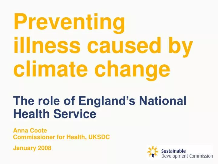 preventing illness caused by climate change the role of england s national health service