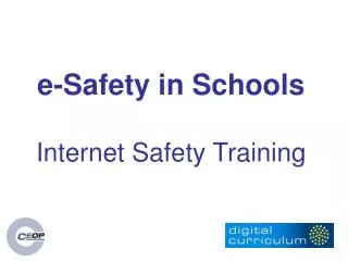 e-Safety in Schools Internet Safety Training