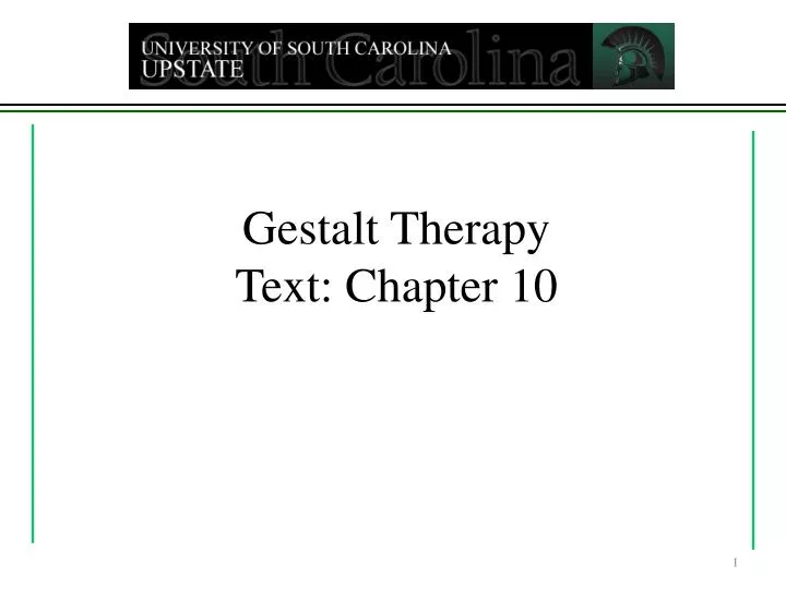 gestalt therapy text chapter 10