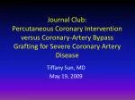Journal Club: Percutaneous Coronary Intervention versus Coronary-Artery Bypass Grafting for Severe Coronary Artery Disea