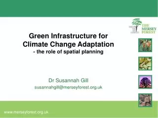 Green Infrastructure for Climate Change Adaptation - the role of spatial planning