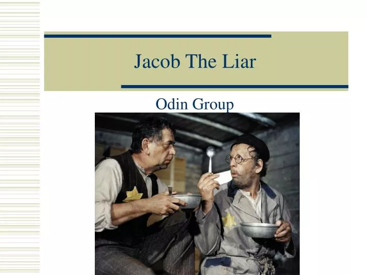 jacob the liar