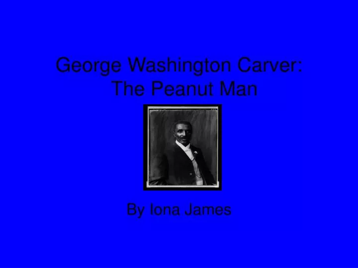 george washington carver the peanut man
