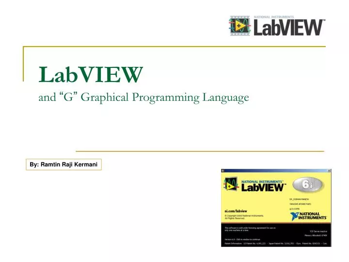 labview and g graphical programming language
