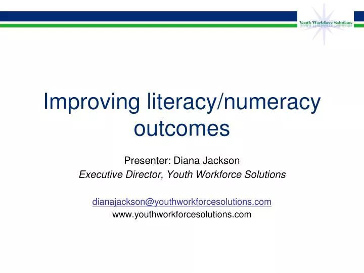 improving literacy numeracy outcomes