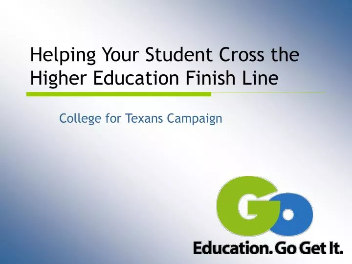 helping your student cross the higher education finish line