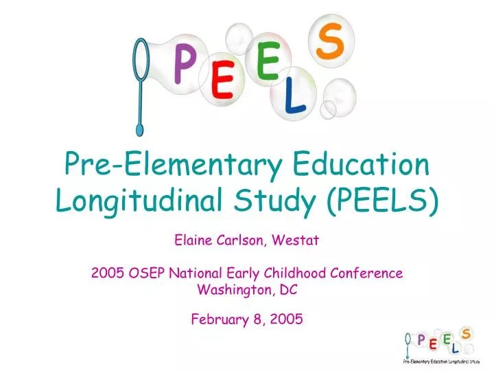 pre elementary education longitudinal study peels