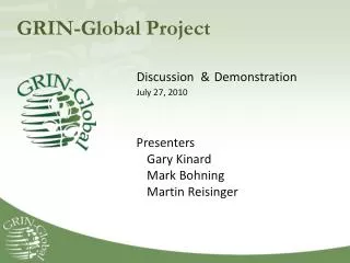GRIN-Global Project
