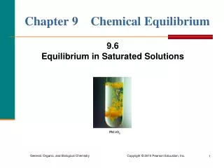Chapter 9 Chemical Equilibrium