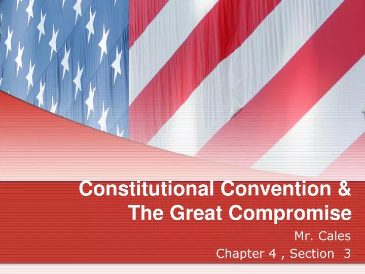 constitutional convention the great compromise