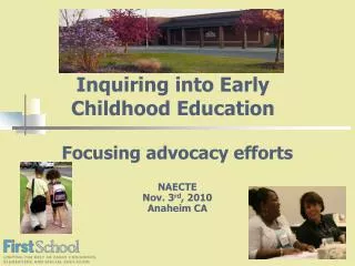 Inquiring into Early Childhood Education