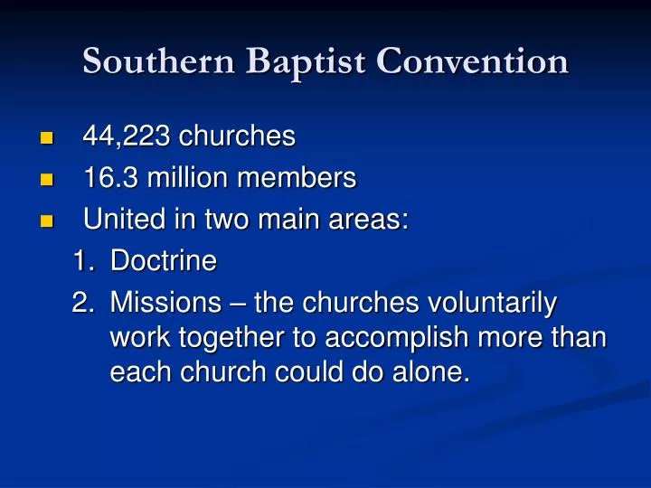 southern baptist convention