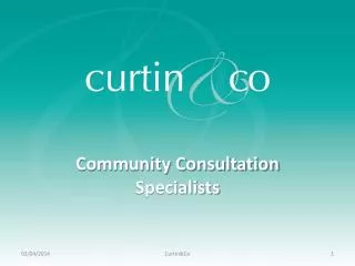 Community Consultation Specialists