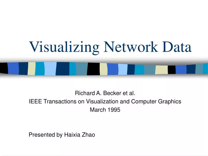 visualizing network data