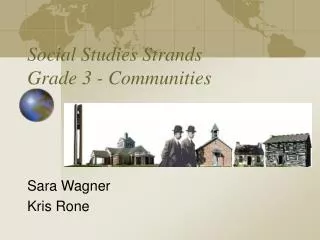 Social Studies Strands Grade 3 - Communities