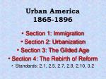 Urban America 1865-1896