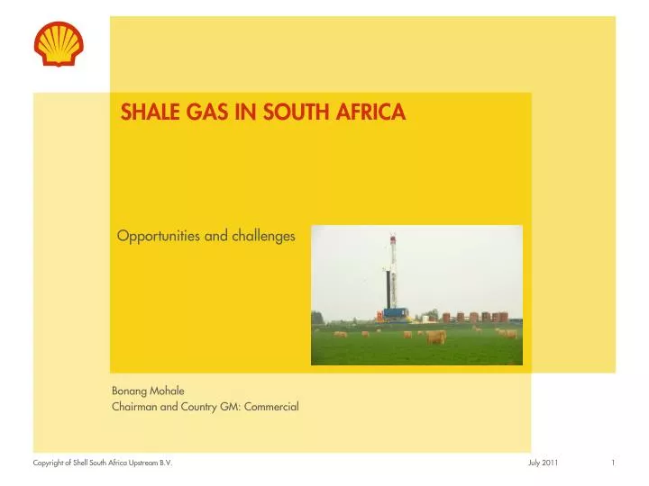 shale gas in south africa