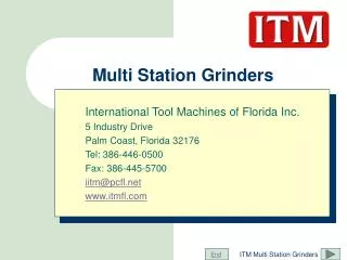 Multi Station Grinders