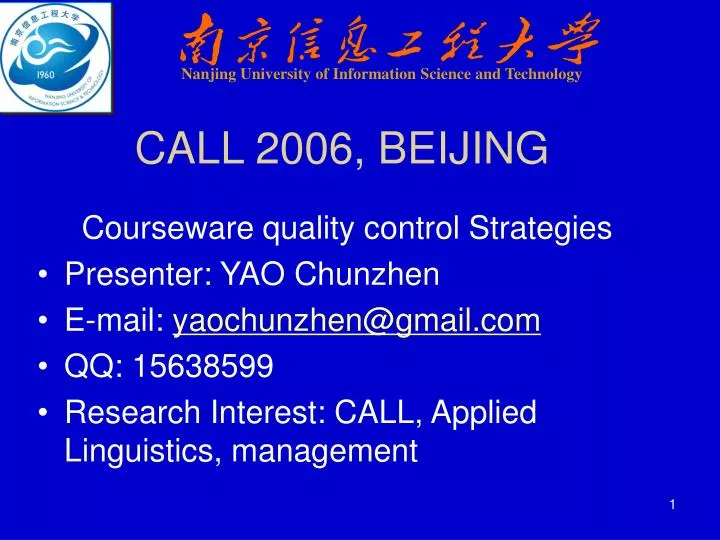 call 2006 beijing