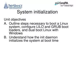 System initialization