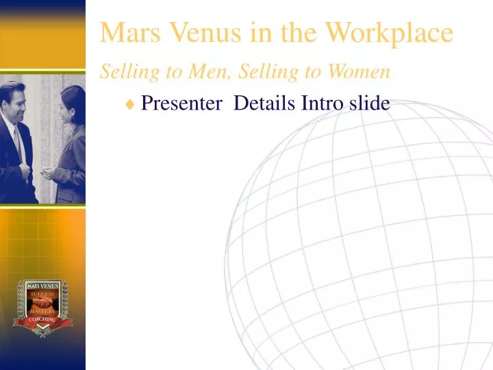 mars venus in the workplace selling to men selling to women