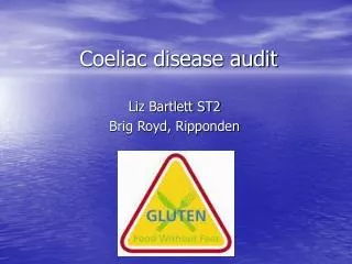 Coeliac disease audit