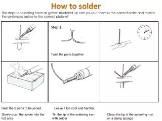 How to solder