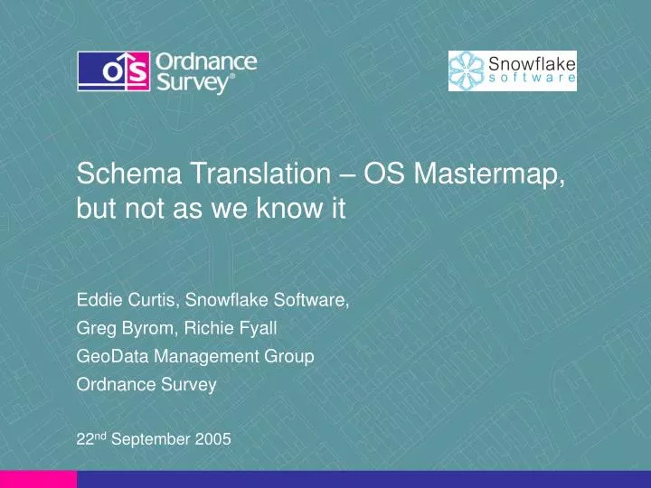 schema translation os mastermap but not as we know it
