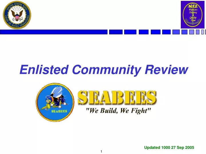 enlisted community review