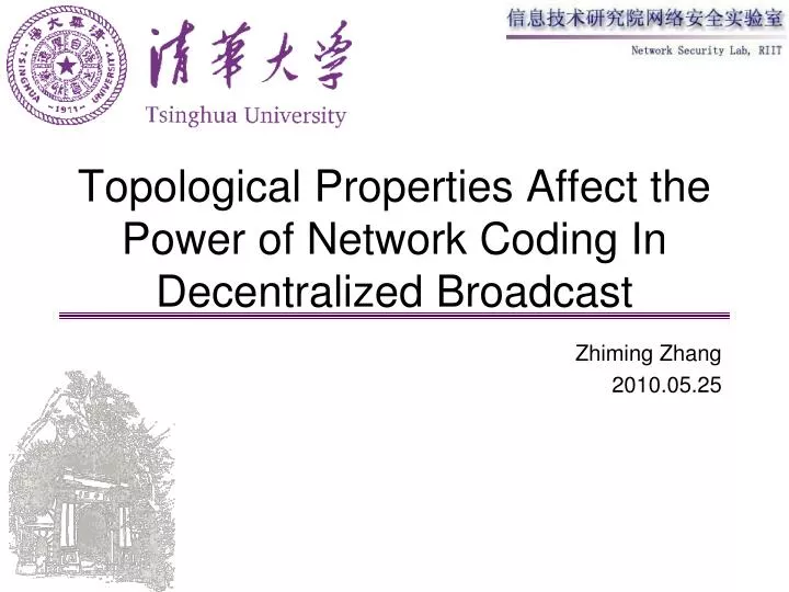 topological properties affect the power of network coding in decentralized broadcast