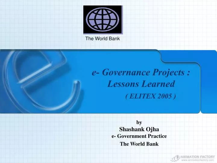 e governance projects lessons learned elitex 2005