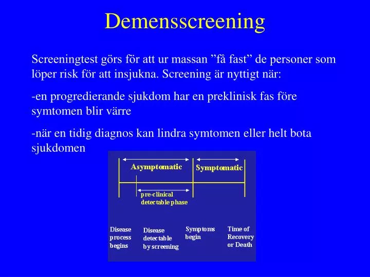 demensscreening