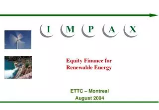ETTC – Montreal August 2004