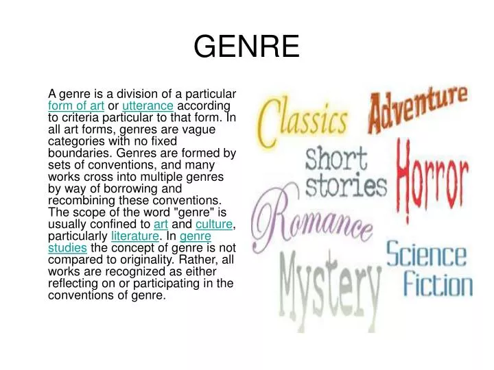 genre