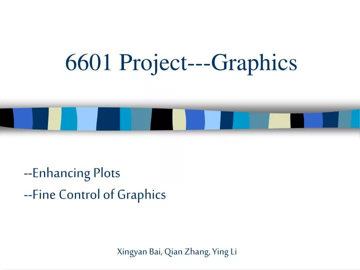 6601 project graphics