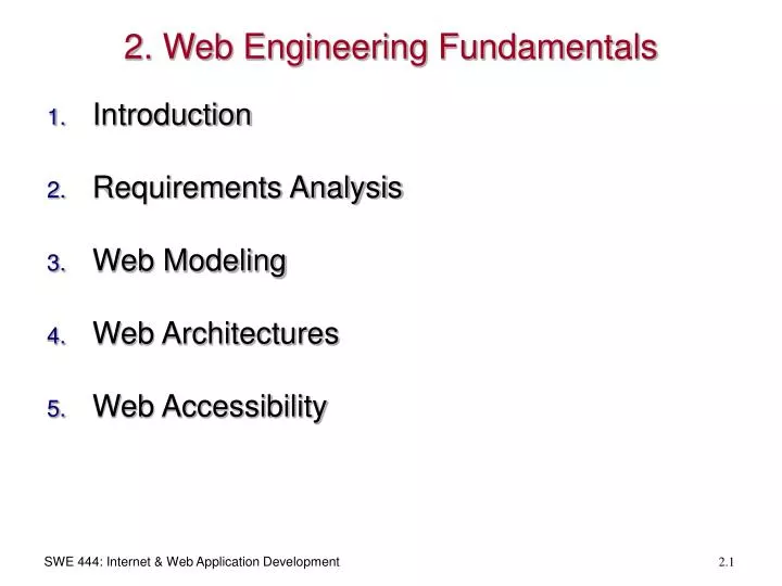 2 web engineering fundamentals