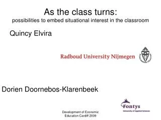 As the class turns: possibilities to embed situational interest in the classroom