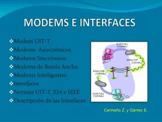 modems e interfaces