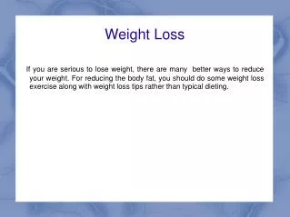 How to Lose Weight Fast