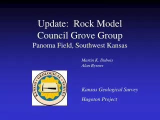 Update: Rock Model Council Grove Group Panoma Field, Southwest Kansas
